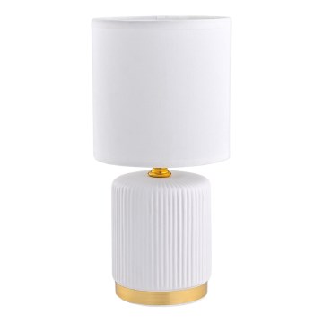 Zuma Line - Candeeiro de mesa 1xE14/40W/230V branco/dourado
