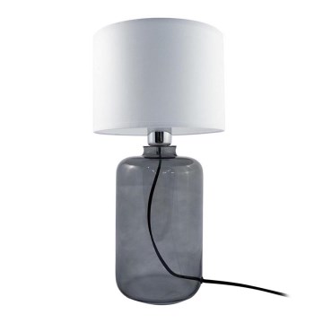 Zuma Line - Candeeiro de mesa 1xE27/40W/230V branco/preto