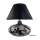 Zuma Line - Candeeiro de mesa 1xE27/60W/230V preto
