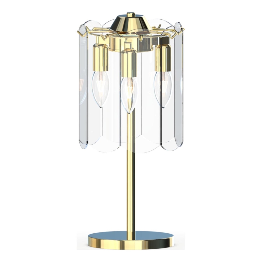 Zuma Line - Candeeiro de mesa 3xE14/40W/230V dourado