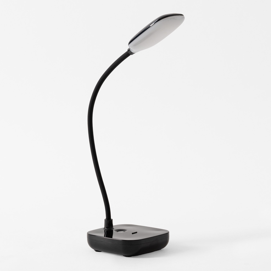 Zuma Line - Candeeiro de mesa LED/7W/1200 mAh 3000/4500/6000K preto