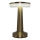 Zuma Line - Candeeiro de mesa LED com regulação LED/2,5W/1200 mAh 3000/4000/6000K dourado