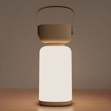 Zuma Line -  Candeeiro de mesa LED com regulação LED/3W/1200 mAh 3000/4000/6500K IP44 castanho