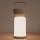 Zuma Line -  Candeeiro de mesa LED com regulação LED/3W/1200 mAh 3000/4000/6500K IP44 castanho