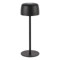 Zuma Line - Candeeiro de mesa solar LED com regulação LED/2W/1200 mAh IP44 preto