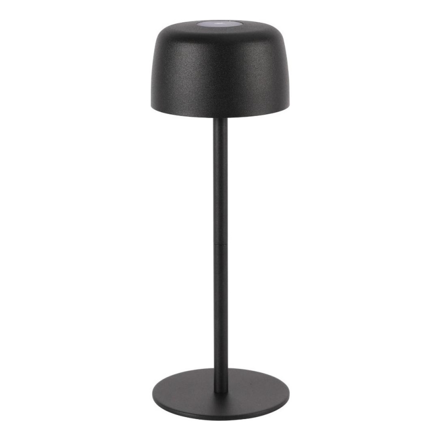 Zuma Line - Candeeiro de mesa solar LED com regulação LED/2W/1200 mAh IP44 preto