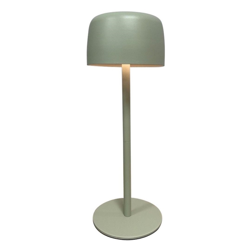 Zuma Line - Candeeiro de mesa solar LED com regulação LED/2W/1200 mAh IP44 verde