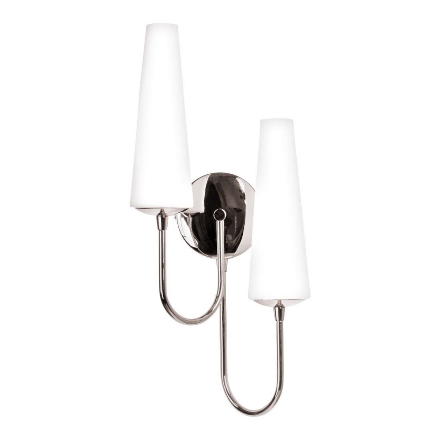 Zuma Line - Candeeiro de parede 2xE14/40W/230V cromado brilhante
