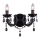 Zuma Line - Candeeiro de parede 2xE14/40W/230V preta
