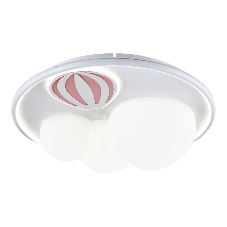 Zuma Line - Candeeiro de teto infantil LED regulável LED/42W/230V 3000/5700K rosa