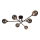 Zuma Line - Candeeiro integrado 6xG9/3W/230V preto