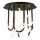 Zuma Line - Candeeiro  integrado LED LED/45W/230V 3000/4000/6000K preto