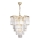 Zuma Line - Candeeiro suspenso 10xE14/40W/230V dourada