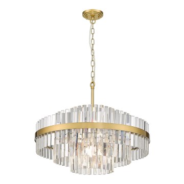 Zuma Line - Candeeiro suspenso 12xG9/28W/230V diâmetro 60 cm dourado