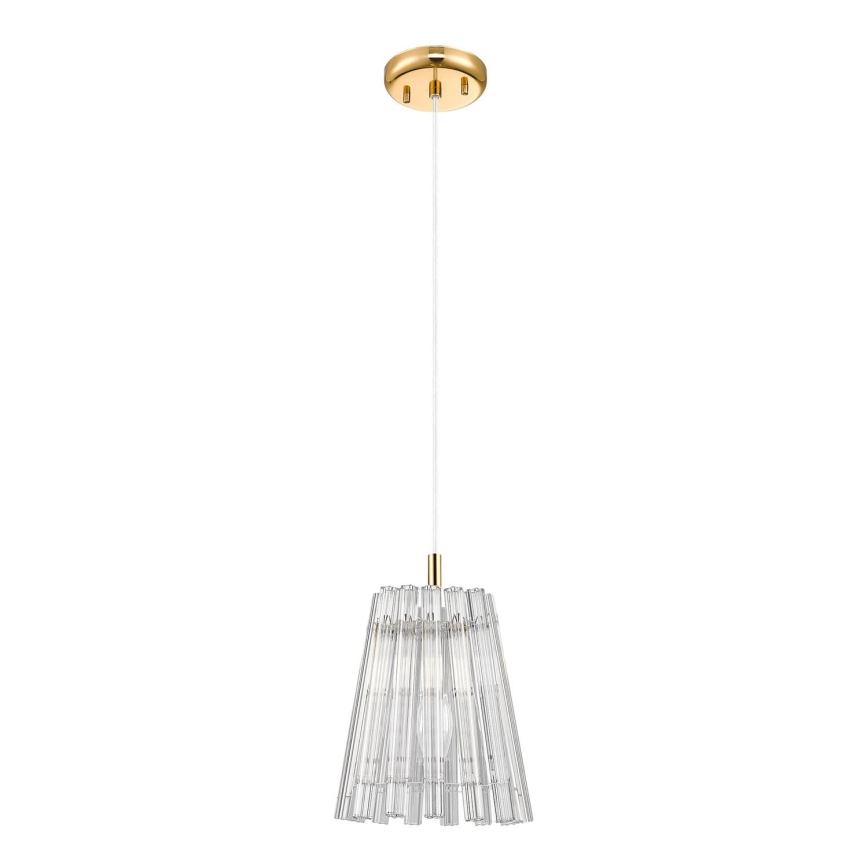 Zuma Line - Candeeiro suspenso 1xE14/40W/230V dourado