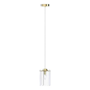 Zuma Line - Candeeiro suspenso 1xE14/40W/230V dourado