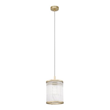 Zuma Line - Candeeiro suspenso 1xE14/60W/230V dourado