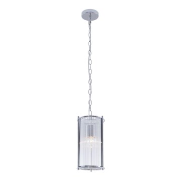 Zuma Line - Candeeiro suspenso 1xE27/40W/230V cromado brilhante