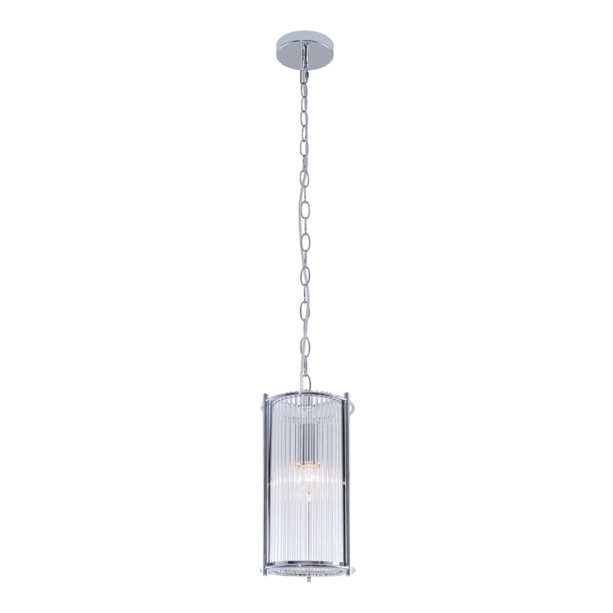 Zuma Line - Candeeiro suspenso 1xE27/40W/230V cromado brilhante