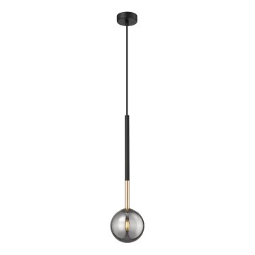 Zuma Line - Candeeiro suspenso 1xG9/4W/230V preto