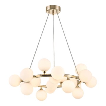Zuma Line - Candeeiro suspenso 20xG9/28W/230V dourado