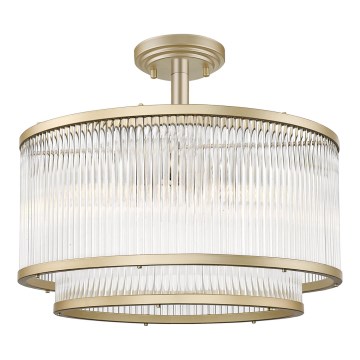 Zuma Line - Candeeiro suspenso 5xE14/60W/230V dourado