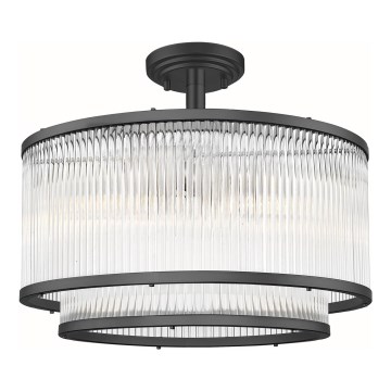 Zuma Line - Candeeiro suspenso 5xE14/60W/230V preto