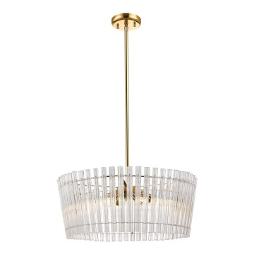 Zuma Line - Candeeiro suspenso 6xE14/40W/230V dourado