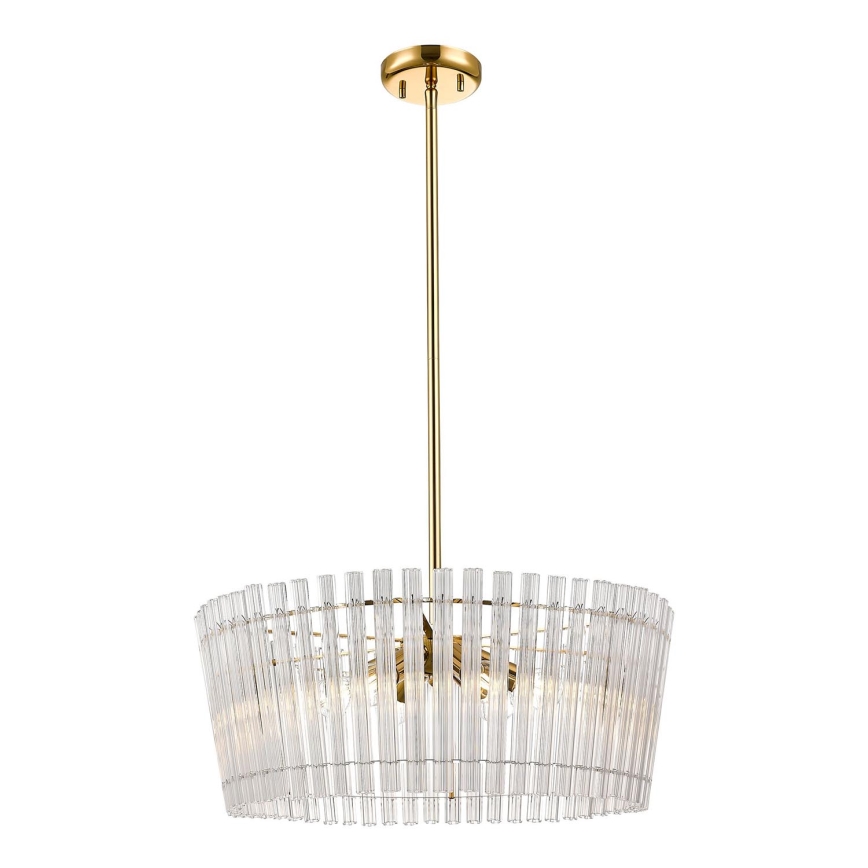 Zuma Line - Candeeiro suspenso 6xE14/40W/230V dourado