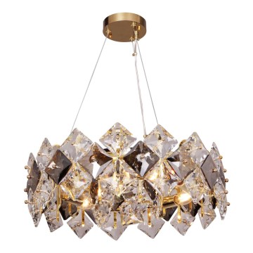 Zuma Line - Candeeiro suspenso 6xE14/40W/230V dourado