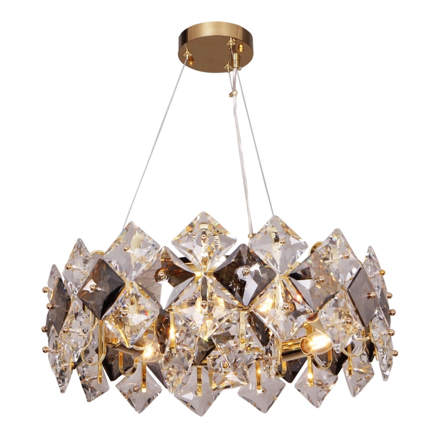 Zuma Line - Candeeiro suspenso 6xE14/40W/230V dourado