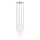 Zuma Line - Candeeiro suspenso 7xG9/4W/230V dourado