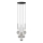 Zuma Line - Candeeiro suspenso 7xG9/4W/230V preto