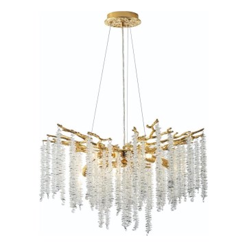 Zuma Line - Candeeiro suspenso 8xG9/3,5W/230V dourado