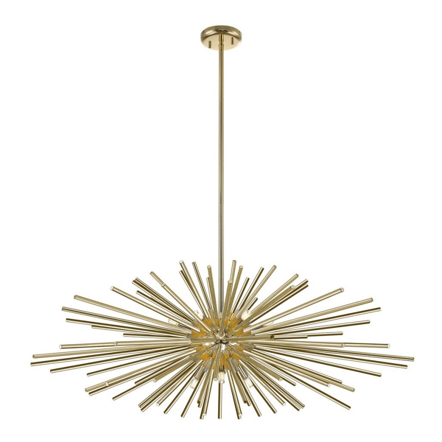 Zuma Line - Candeeiro suspenso 9xG9/42W/230V dourado