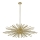 Zuma Line - Candeeiro suspenso 9xG9/42W/230V dourado