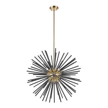 Zuma Line - Candeeiro suspenso 9xG9/42W/230V dourado/preto