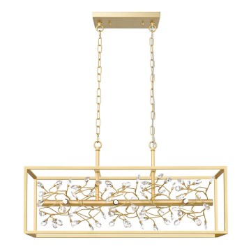 Zuma Line - Candeeiro suspenso de cristal 6xG9/33W/230V dourado