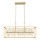 Zuma Line - Candeeiro suspenso de cristal 6xG9/33W/230V dourado