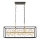 Zuma Line - Candeeiro suspenso de cristal 6xG9/33W/230V preto/dourado