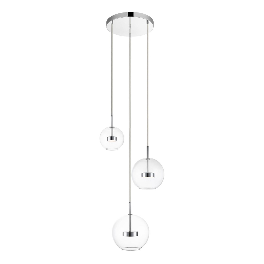 Zuma Line - Candeeiro suspenso LED 3xLED/5W/230V cromado brilhante