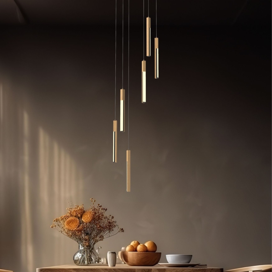 Zuma Line - Candeeiro suspenso LED com regulação LED/25W/230V
