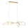 Zuma Line - Candeeiro suspenso LED com regulação LED/56W/230V dourado