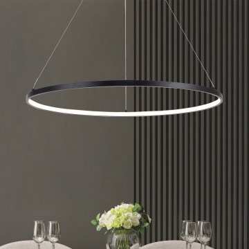 Zuma Line - Candeeiro suspenso LED LED/40W/230V 3000/4000/6000K diâmetro 90 cm preto