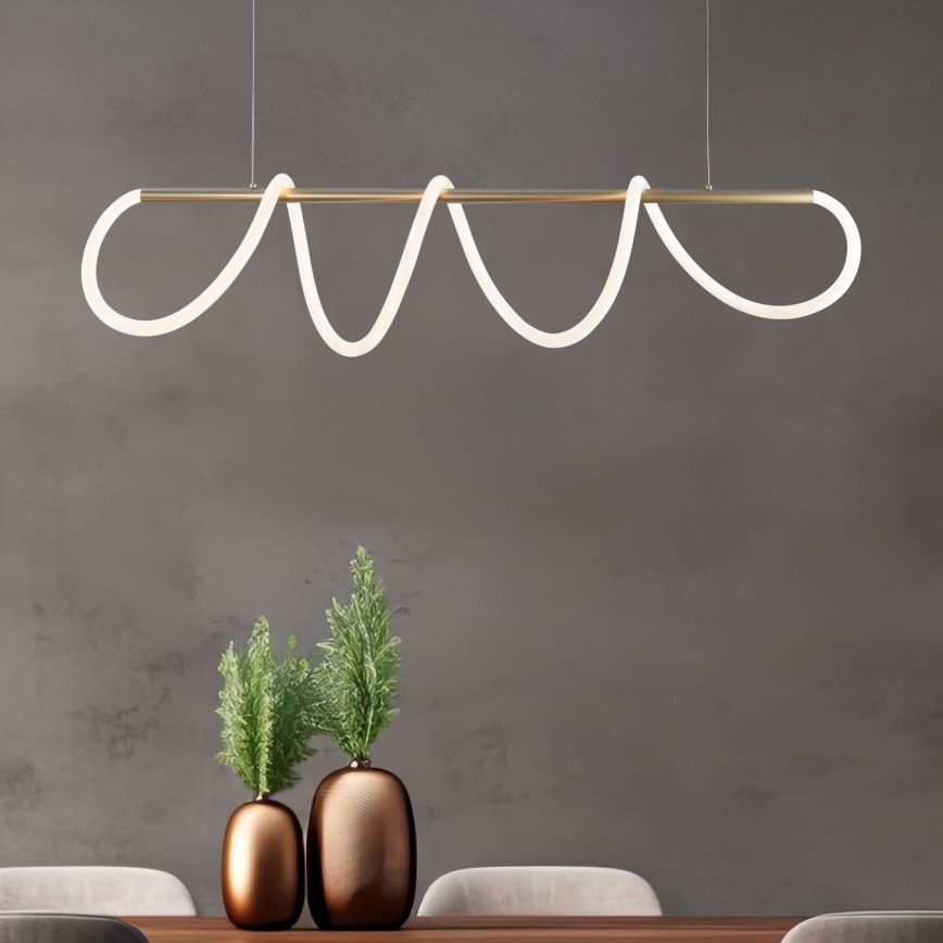 Zuma Line - Candeeiro suspenso LED LED/45W/230V 3000/4000/6000K dourado