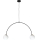 Zuma Line - Candeeiro suspenso por cabo 2xE14/10W/230V preto