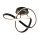 Zuma Line - Candelabro integrado LED com regulação LED/44W/230V preto/dourado
