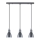 Zuma Line - Candelabro suspenso 3xE27/40W/230V antracite