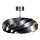Zuma Line - Candelabro suspenso 4xE27/40W/230V antracite
