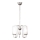Zuma Line - Candelabro suspenso 5xE14/40W/230V cromado brilhante